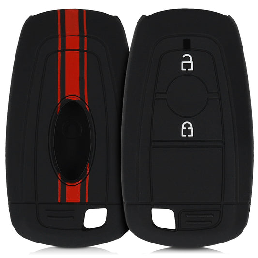 kwmobile Schlüsselhülle für Ford 2-Tasten Autoschlüssel Keyless Go Hülle - Autoschlüssel Schlüssel Hülle - Schlüsselschutz Gehäuse
