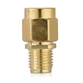 kwmobile 4x RP-SMA Stecker auf SMA Buchse Adapter - RP-SMA Male ohne Pin zu SMA Female ohne Pin Konverter - SMA-Adapter