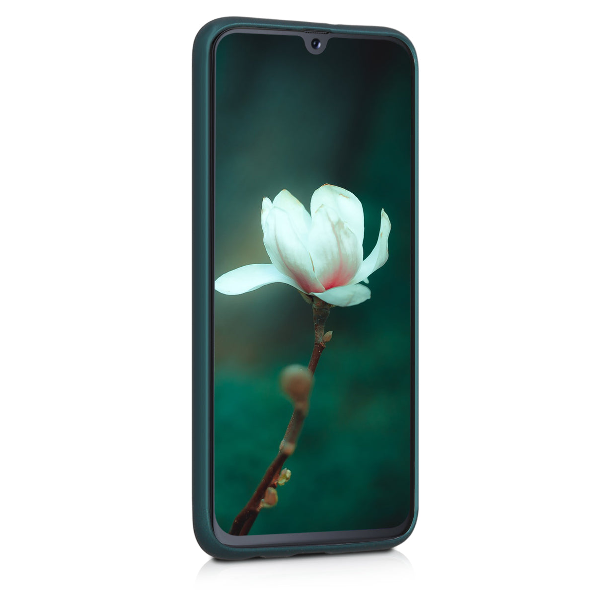 kwmobile Handyhülle für Samsung Galaxy A40 Hülle - Silikon Case metallisch schimmernd - Schutzhülle Cover