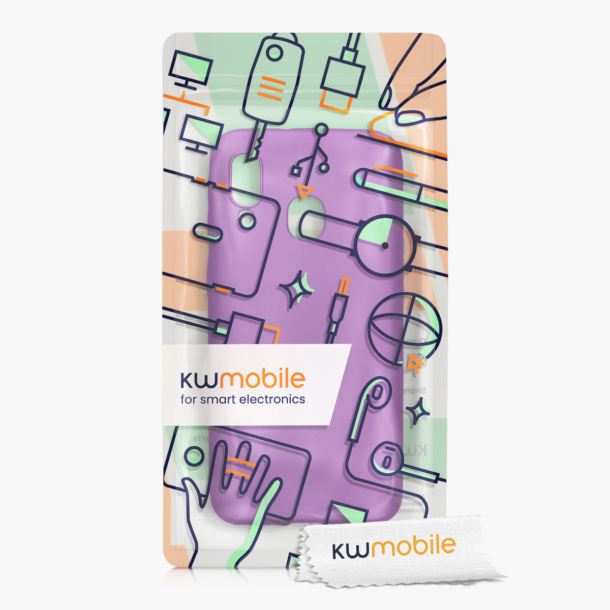 kwmobile Handyhülle für Samsung Galaxy A40 Hülle - Silikon Case metallisch schimmernd - Schutzhülle Cover
