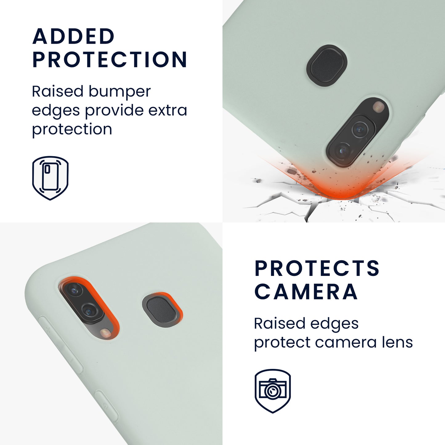 kwmobile Handyhülle für Samsung Galaxy A40 Hülle - Schutzhülle Cover