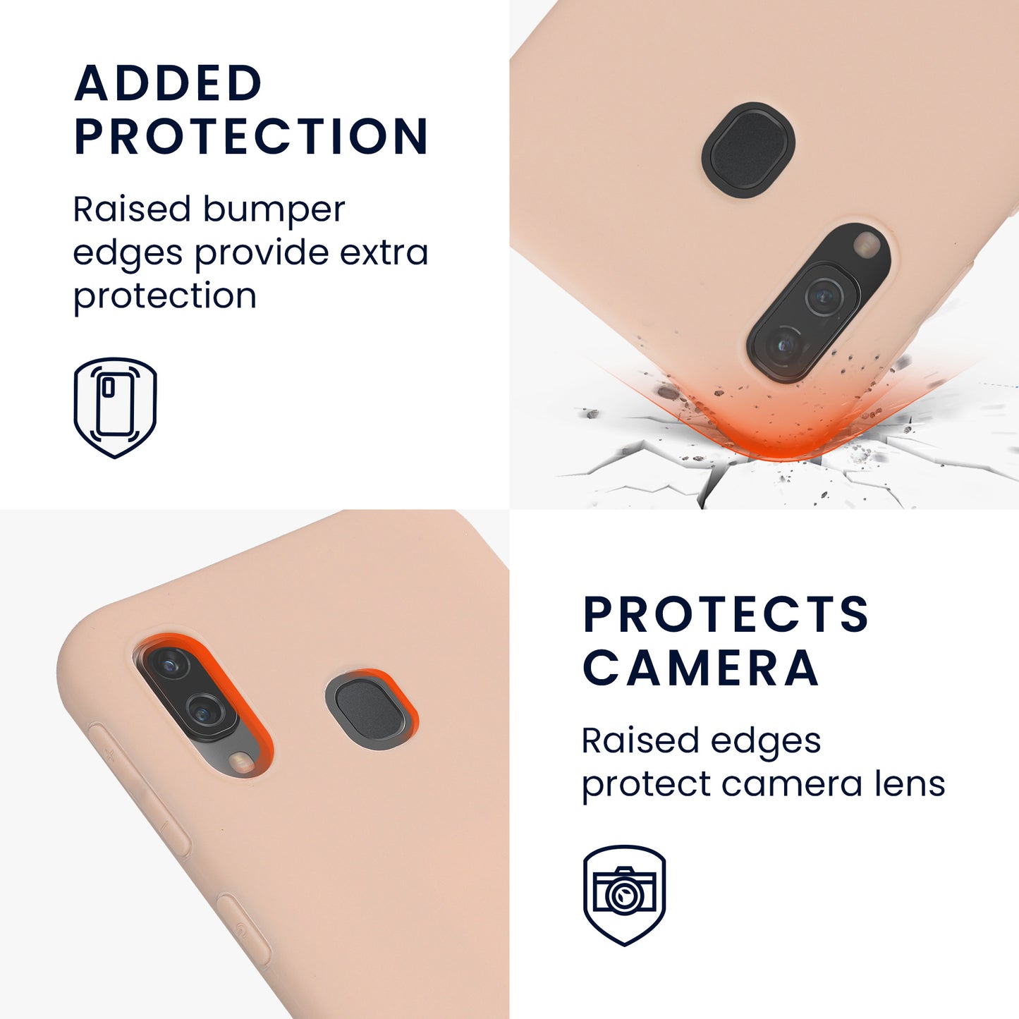kwmobile Handyhülle für Samsung Galaxy A40 Hülle - Schutzhülle Cover