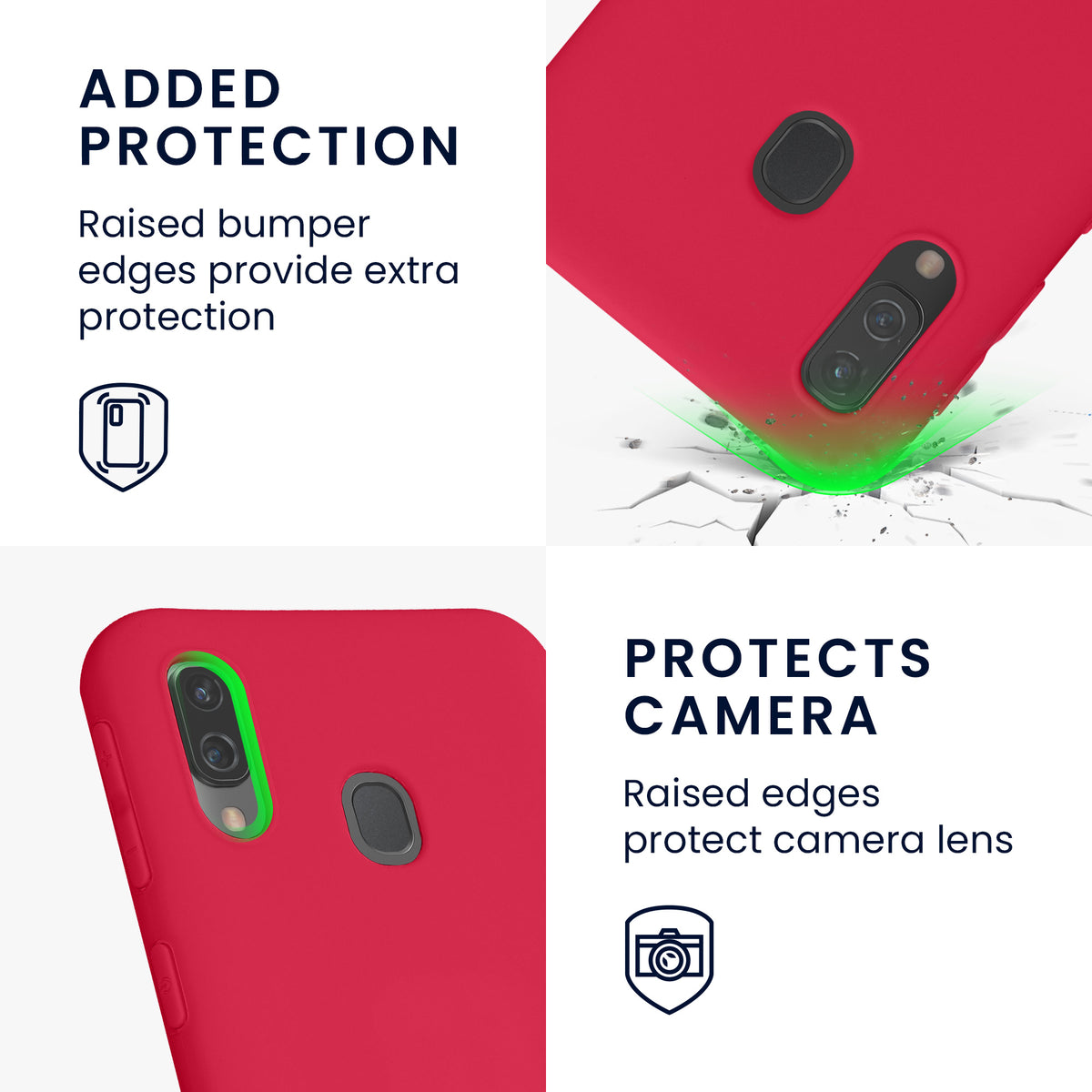 kwmobile Handyhülle für Samsung Galaxy A40 Hülle - Schutzhülle Cover