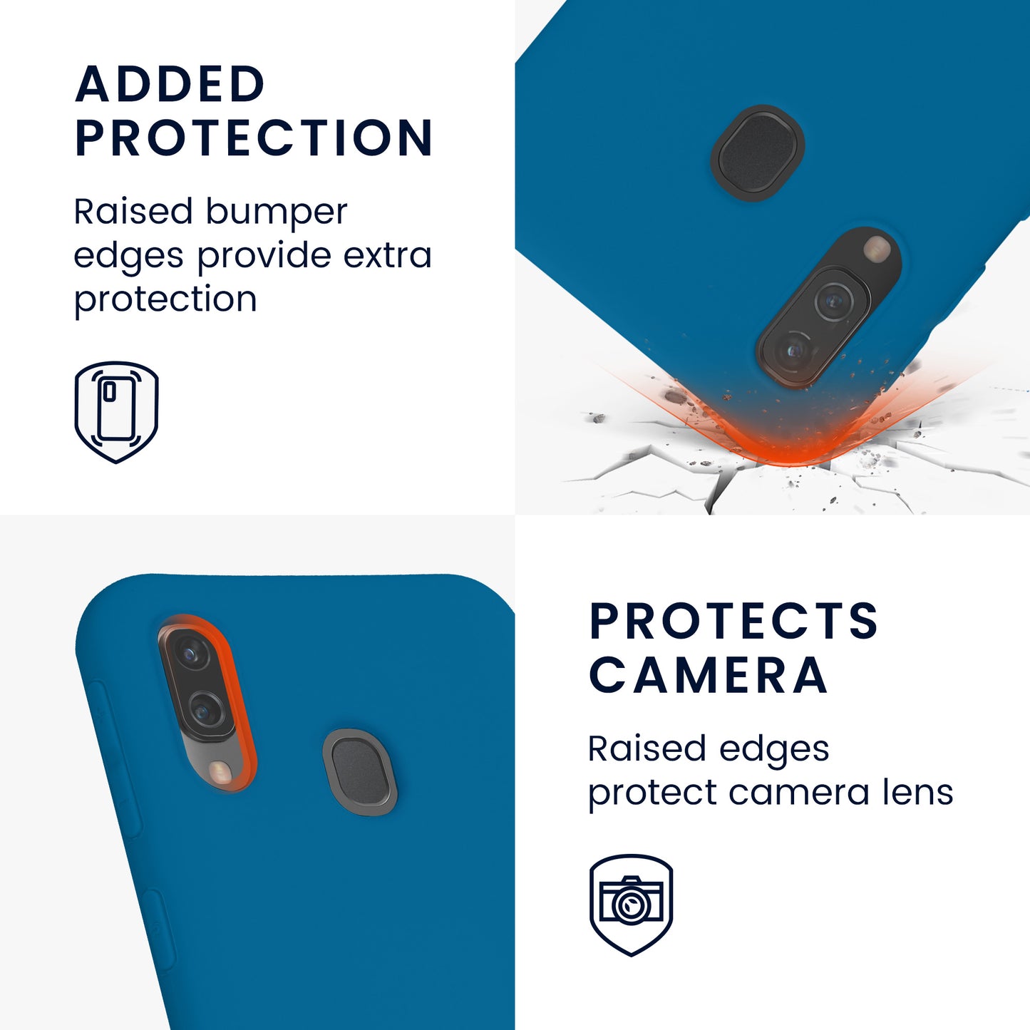 kwmobile Handyhülle für Samsung Galaxy A40 Hülle - Schutzhülle Cover