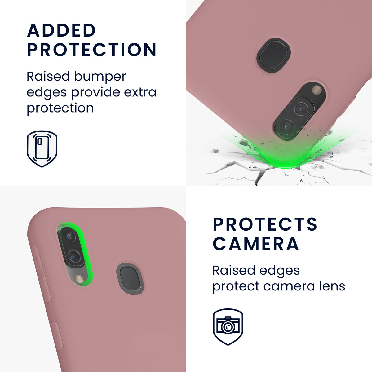 kwmobile Handyhülle für Samsung Galaxy A40 Hülle - Schutzhülle Cover