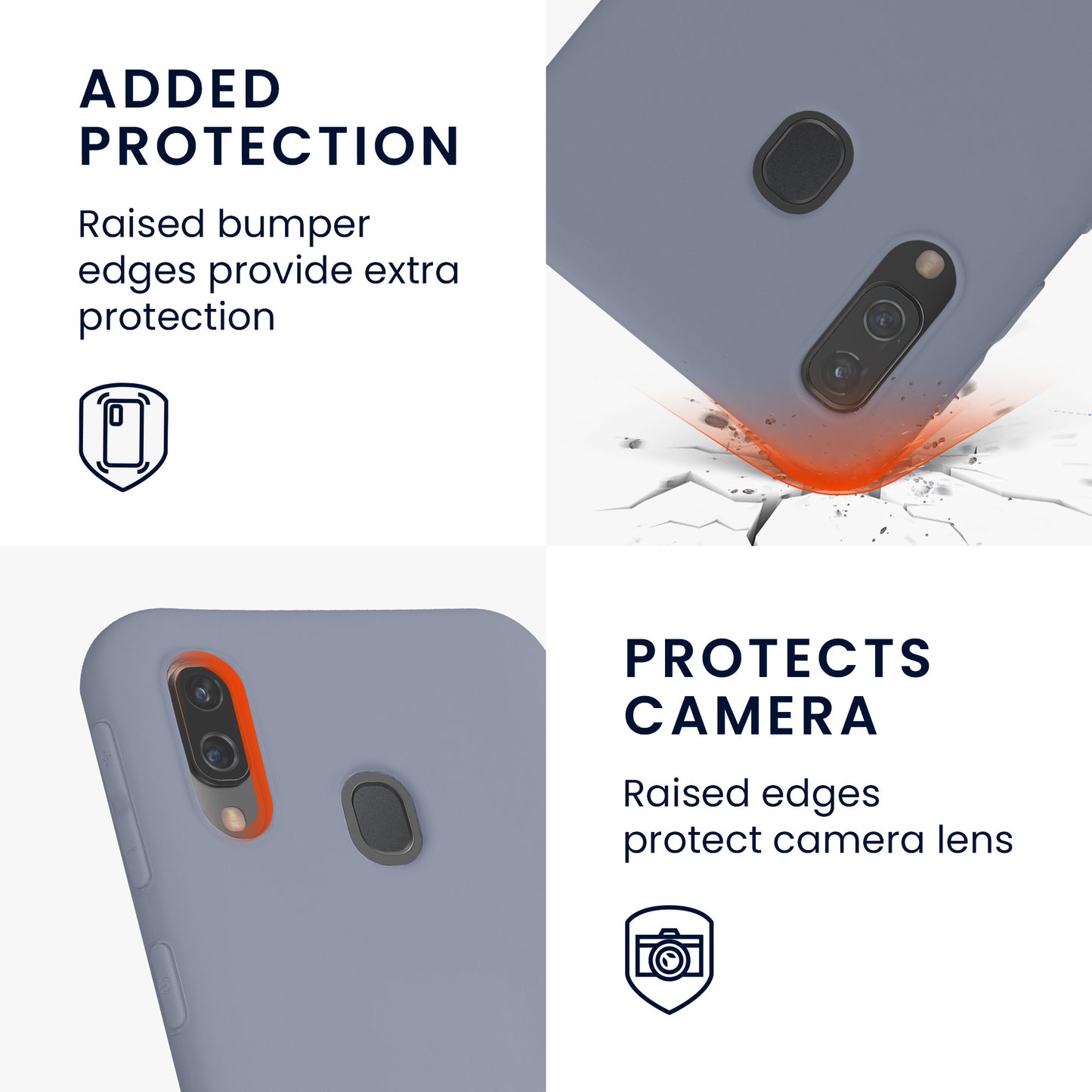 kwmobile Handyhülle für Samsung Galaxy A40 Hülle - Schutzhülle Cover