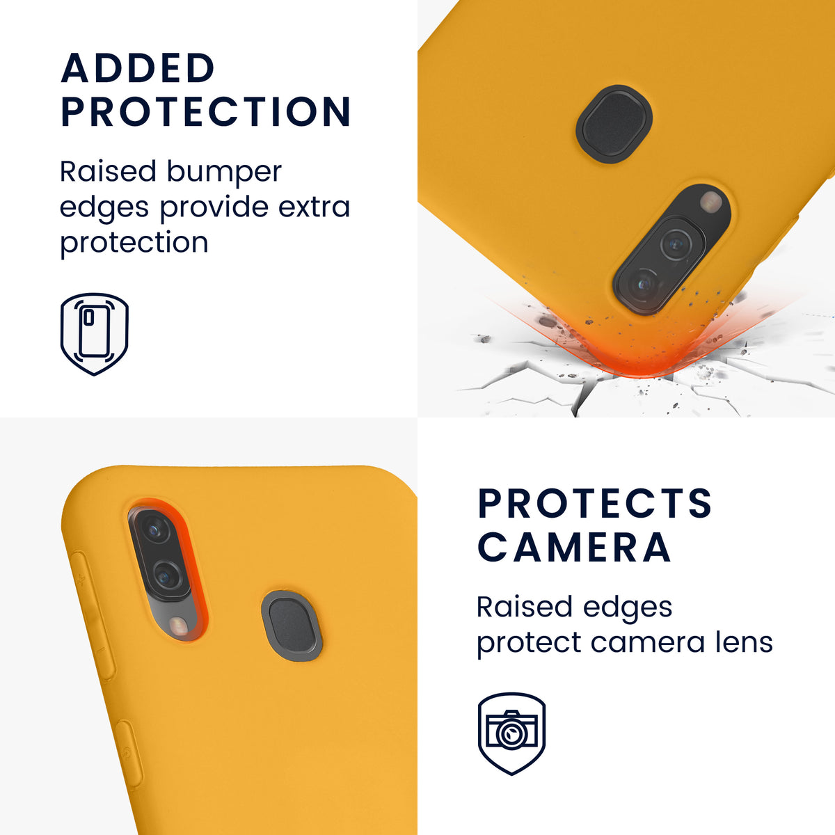 kwmobile Handyhülle für Samsung Galaxy A40 Hülle - Schutzhülle Cover