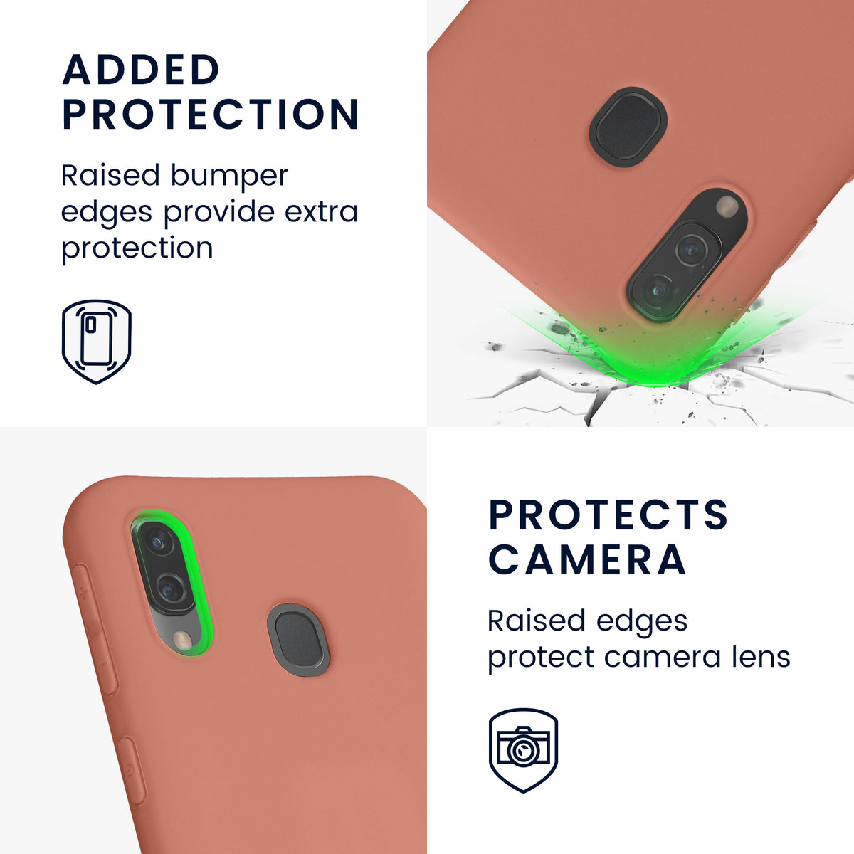 kwmobile Handyhülle für Samsung Galaxy A40 Hülle - Schutzhülle Cover