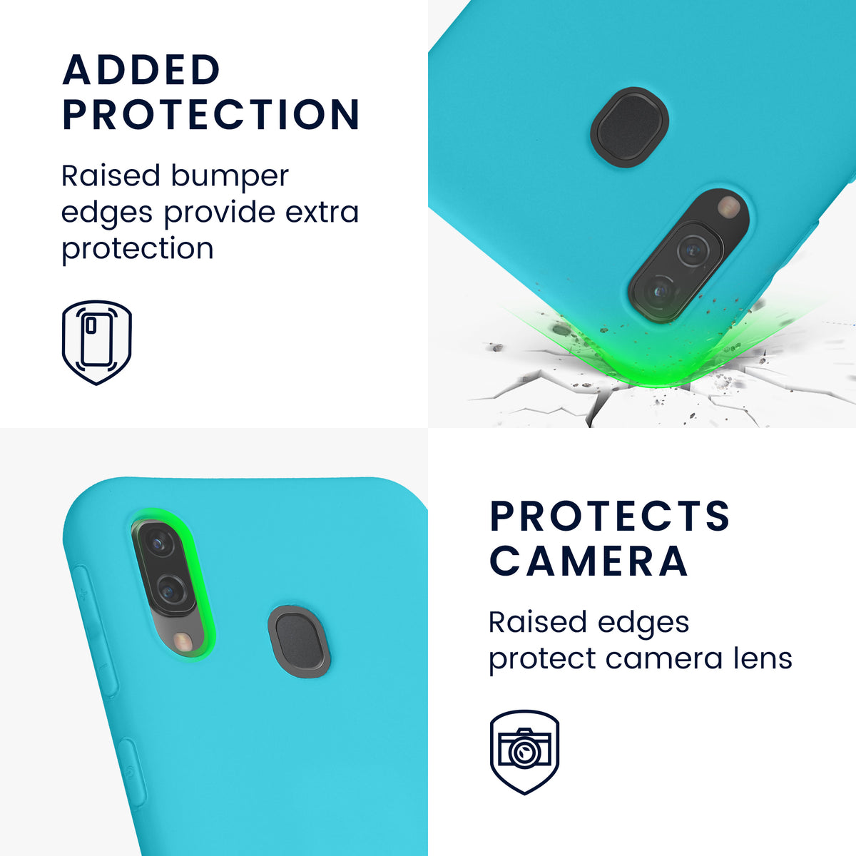kwmobile Handyhülle für Samsung Galaxy A40 Hülle - Schutzhülle Cover