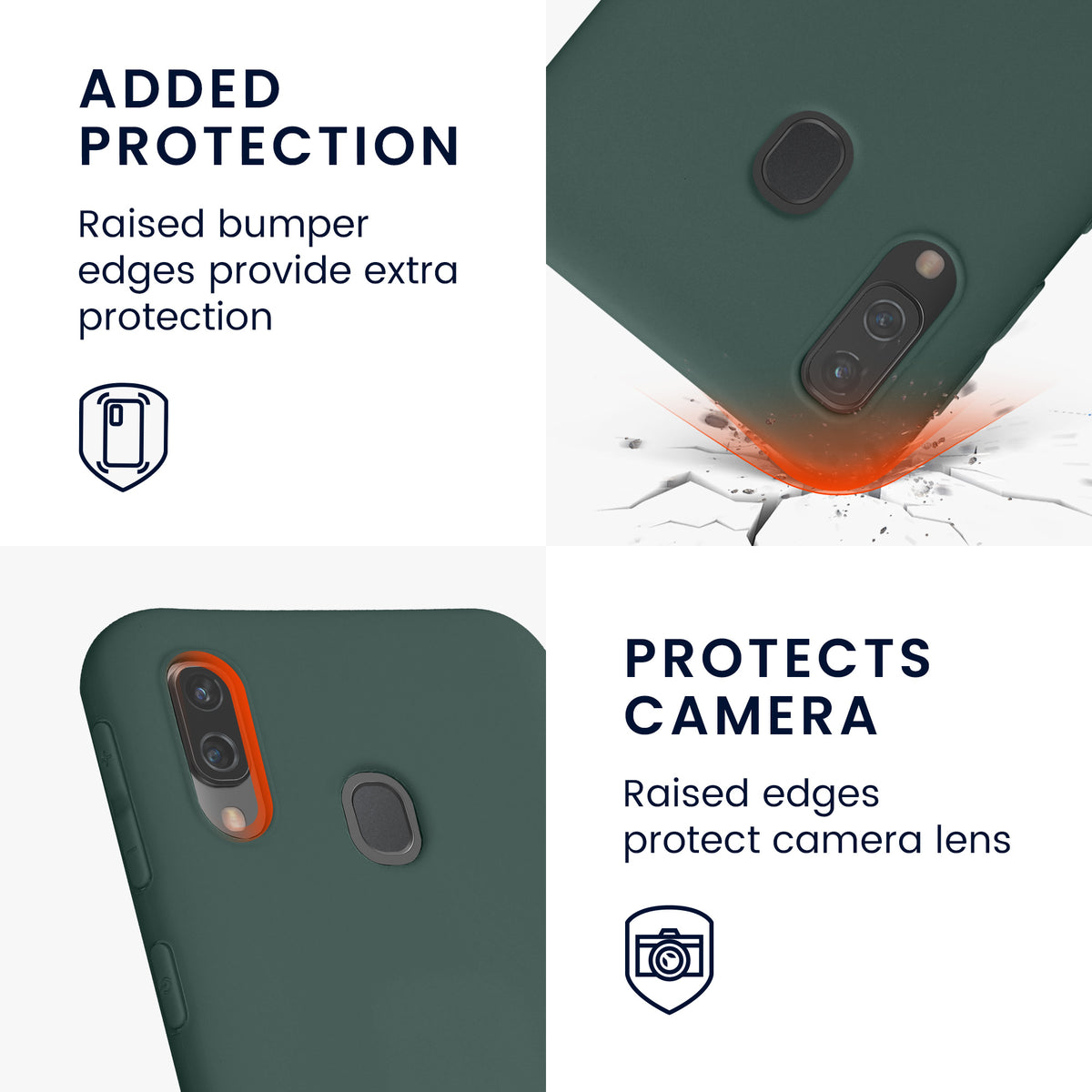 kwmobile Handyhülle für Samsung Galaxy A40 Hülle - Schutzhülle Cover