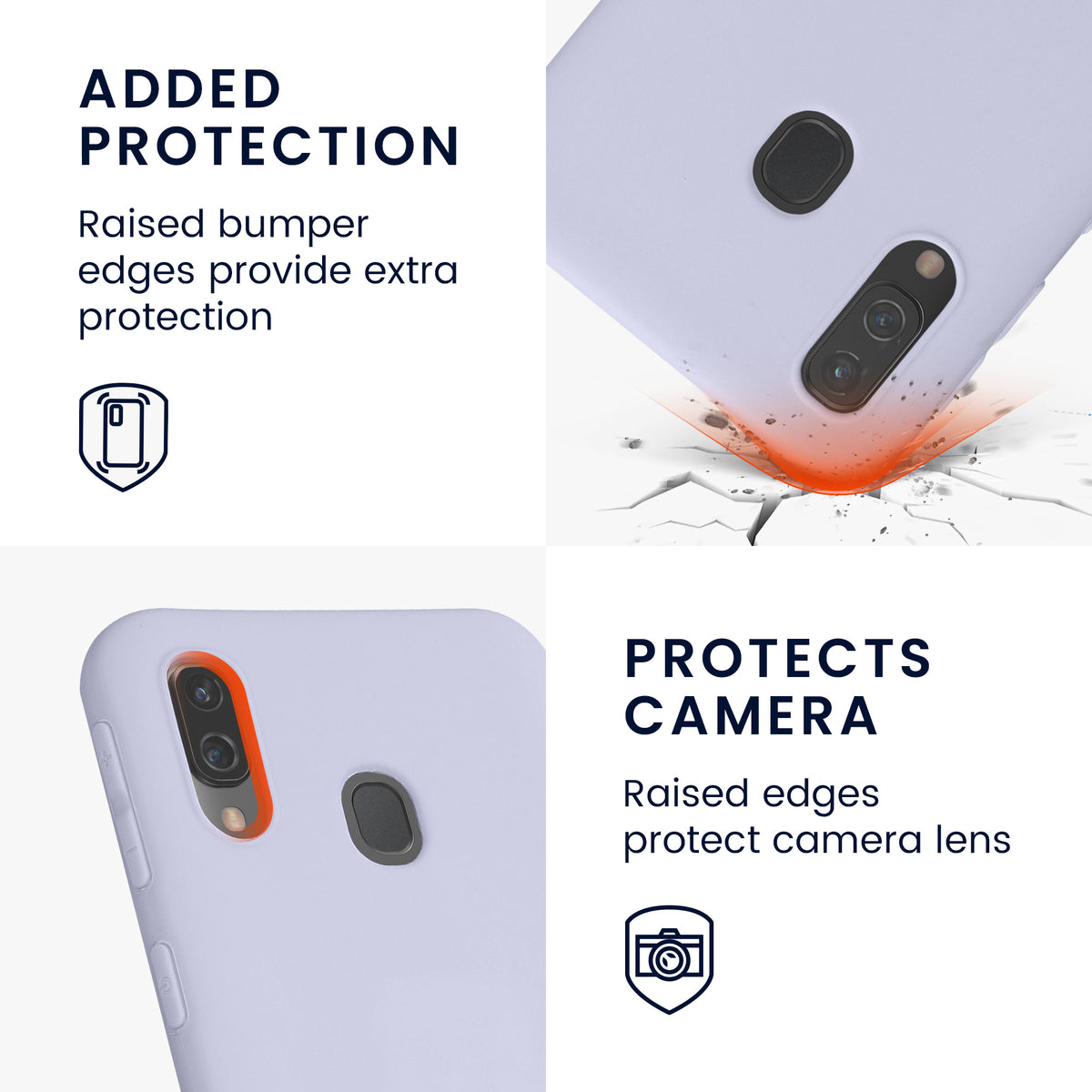 kwmobile Handyhülle für Samsung Galaxy A40 Hülle - Schutzhülle Cover