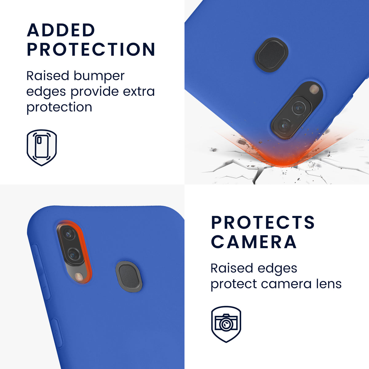 kwmobile Handyhülle für Samsung Galaxy A40 Hülle - Schutzhülle Cover