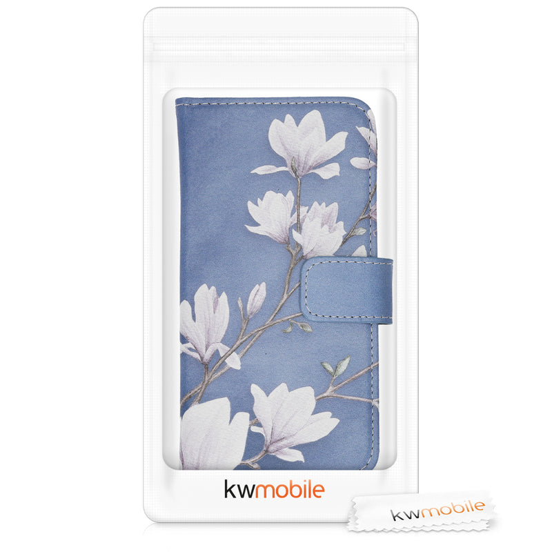 kwmobile Wallet Case kompatibel mit Samsung Galaxy A40 Hülle - Cover mit Ständer und Kartenfächern
