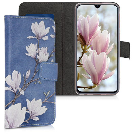 kwmobile Wallet Case kompatibel mit Samsung Galaxy A40 Hülle - Cover mit Ständer und Kartenfächern