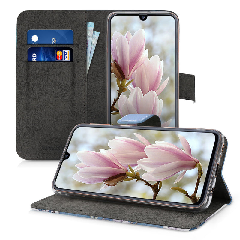 kwmobile Wallet Case kompatibel mit Samsung Galaxy A40 Hülle - Cover mit Ständer und Kartenfächern