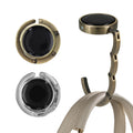 kwmobile Taschenhalter für Tisch - 2x Handtaschenhalter für Tisch - Taschenhaken faltbar - Taschen Aufhänger - Taschen Halter Haken - Tischhaken Set Silber Bronze Silber  [dsg15]