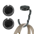 kwmobile Taschenhalter für Tisch - 2x Handtaschenhalter für Tisch - Taschenhaken faltbar - Taschen Aufhänger - Taschen Halter Haken - Tischhaken Set Dunkler Schiefer Dunkler Schiefer  [dsg27]