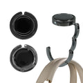 kwmobile Taschenhalter für Tisch - 2x Handtaschenhalter für Tisch - Taschenhaken faltbar - Taschen Aufhänger - Taschen Halter Haken - Tischhaken Set Schwarz Dunkler Schiefer Schwarz  [dsg29]