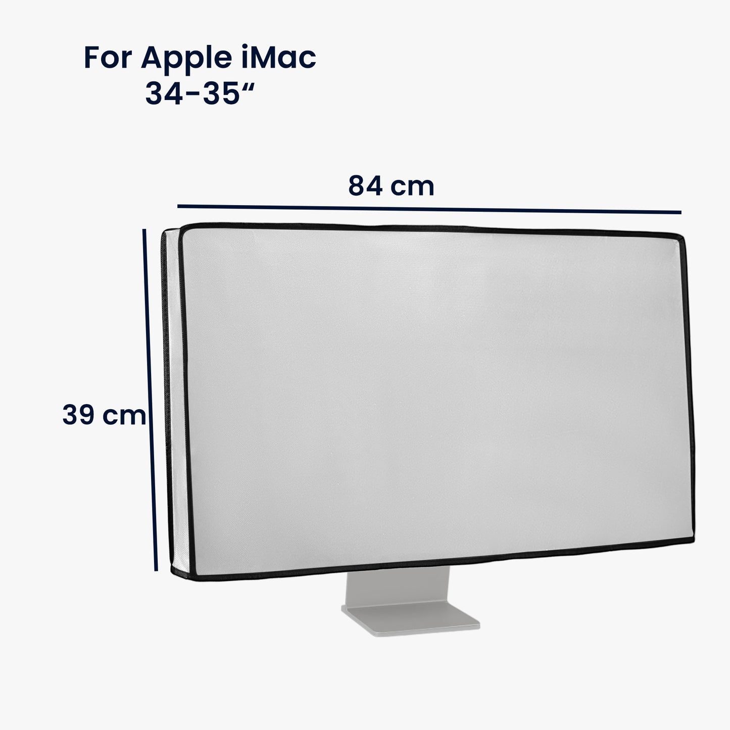 kwmobile Schutzhülle kompatibel mit 34-35’’ Monitor - Hülle PC Bildschirm - Computer Cover Case - Hüllen