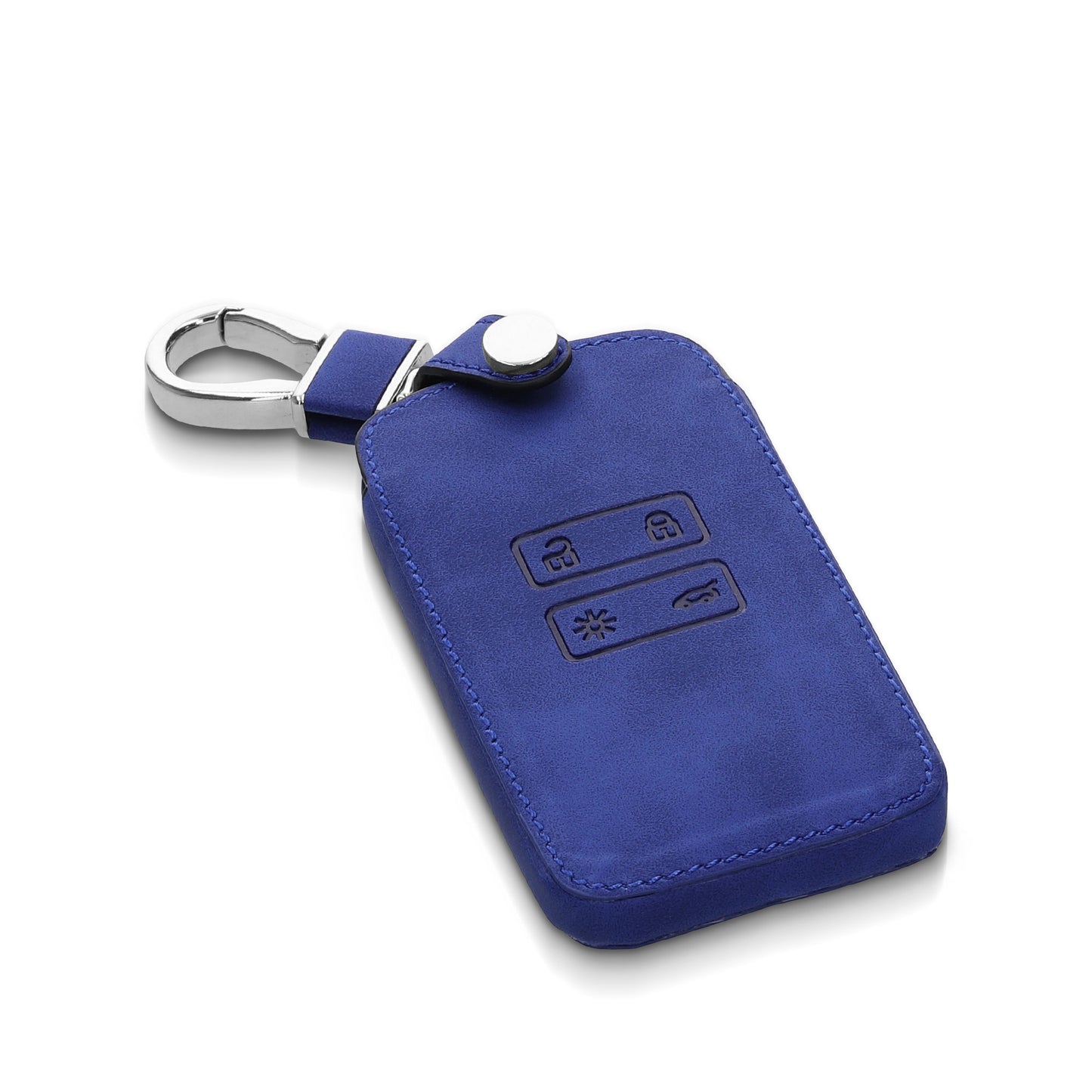 kwmobile Schlüsselhülle für Renault 4-Tasten Smartkey Autoschlüssel (nur Keyless Go) Hülle - Autoschlüssel Schlüssel Hülle - Schlüsselcover aus Kunstleder