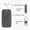 kwmobile Schlüsselhülle für Renault 4-Tasten Smartkey Autoschlüssel (nur Keyless Go) Hülle - Autoschlüssel Schlüssel Hülle - Schlüsselcover aus Kunstleder