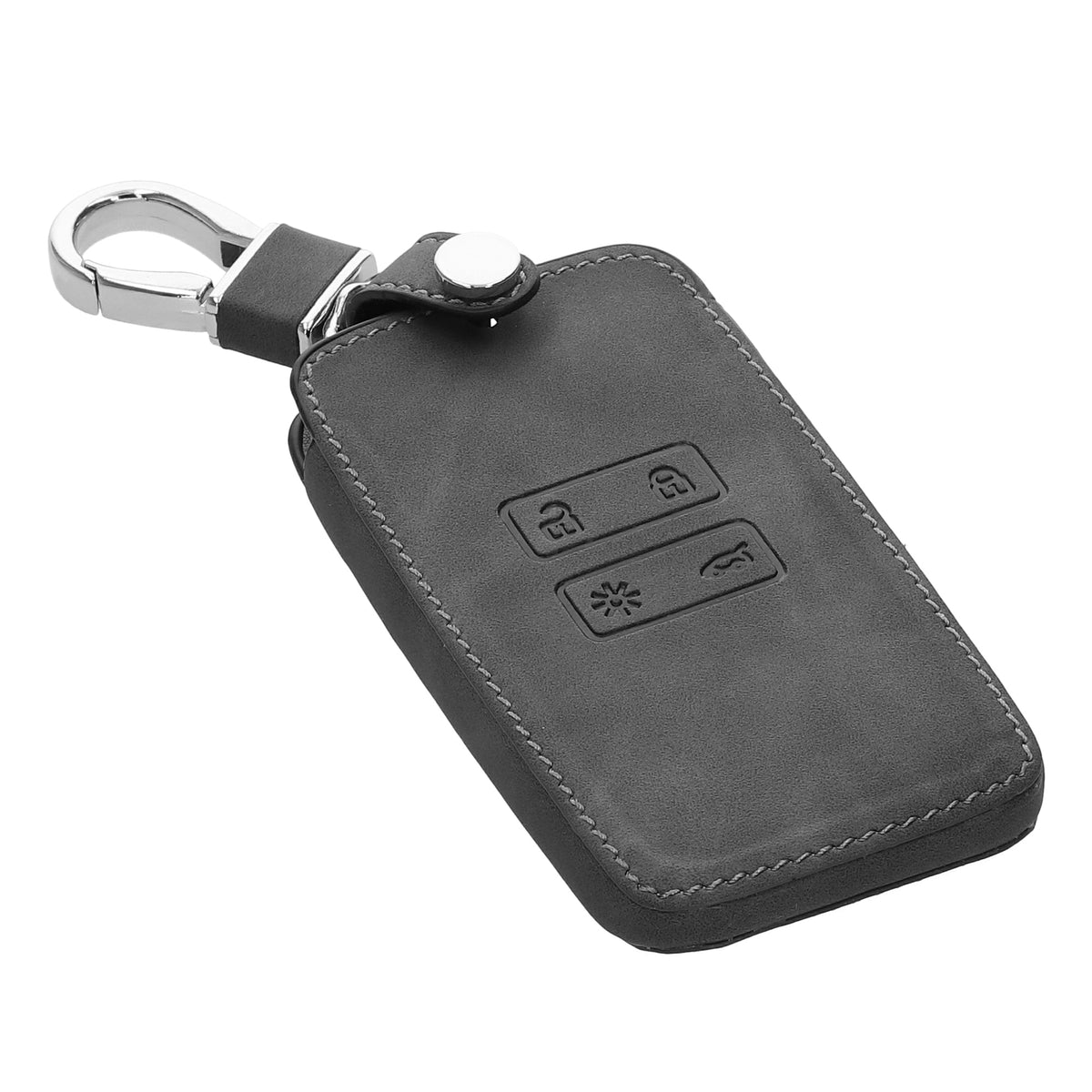 kwmobile Schlüsselhülle für Renault 4-Tasten Smartkey Autoschlüssel (nur Keyless Go) Hülle - Autoschlüssel Schlüssel Hülle - Schlüsselcover aus Kunstleder