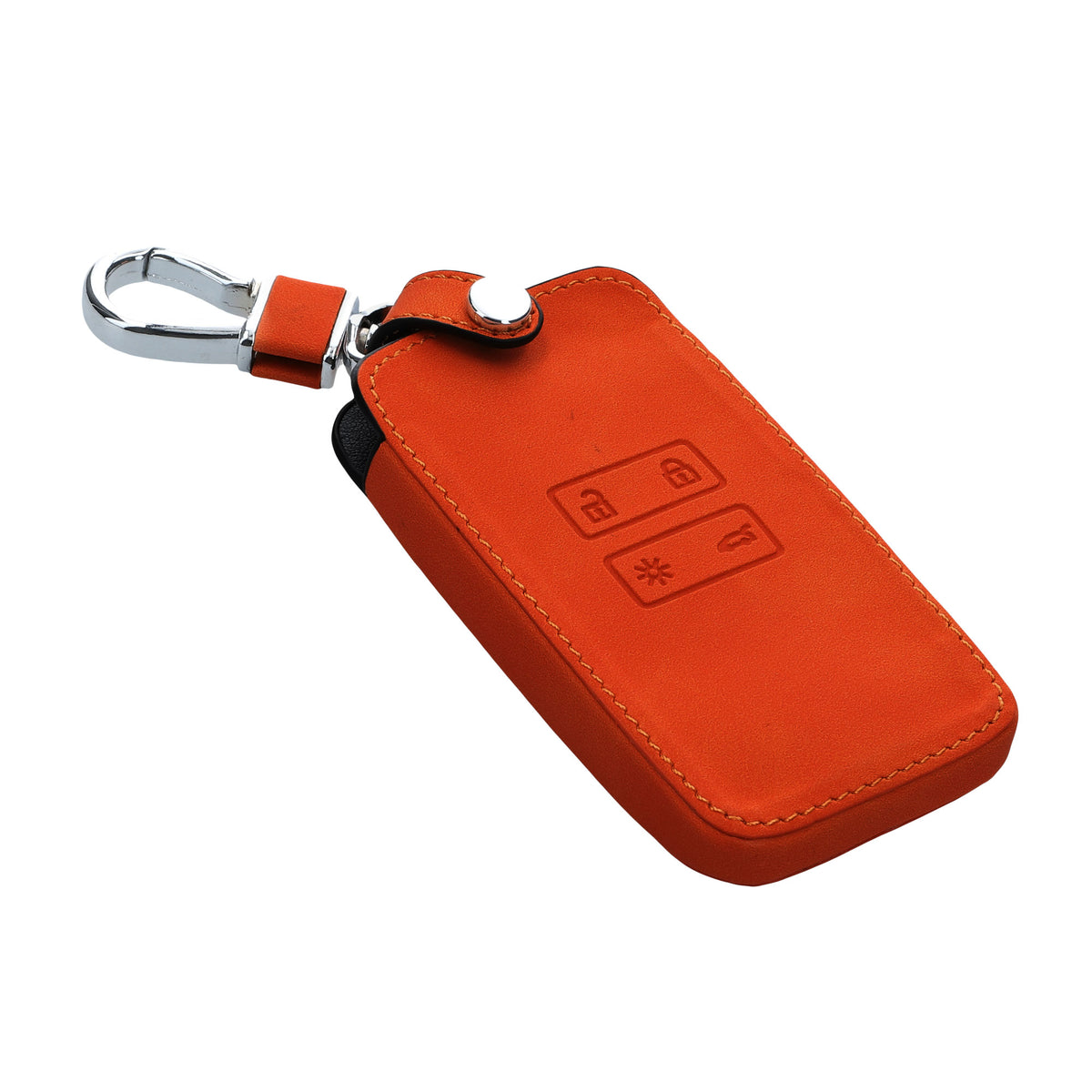 kwmobile Schlüsselhülle für Renault 4-Tasten Smartkey Autoschlüssel (nur Keyless Go) Hülle - Autoschlüssel Schlüssel Hülle - Schlüsselcover aus Kunstleder