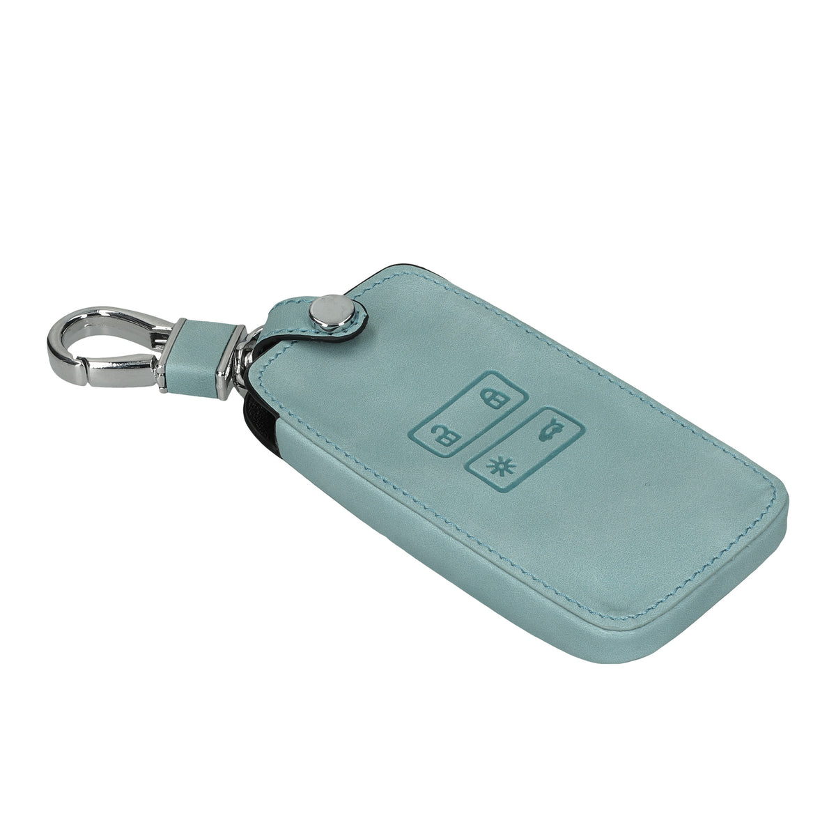 kwmobile Schlüsselhülle für Renault 4-Tasten Smartkey Autoschlüssel (nur Keyless Go) Hülle - Autoschlüssel Schlüssel Hülle - Schlüsselcover aus Kunstleder