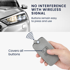 Renault 4-Tasten Smartkey (nur Keyless Go) Autoschlüssel Kunstleder Silikon Schlüsselhülle