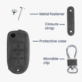 kwmobile Schlüsselhülle für VW Skoda Seat 3-Tasten Autoschlüssel Hülle - Autoschlüssel Schlüssel Hülle - Schlüsselcover aus Kunstleder
