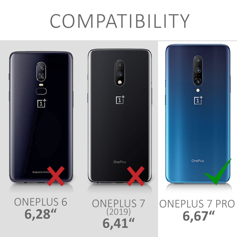 OnePlus 7 Pro stoßfestes Hardcase mit TPU Bumper