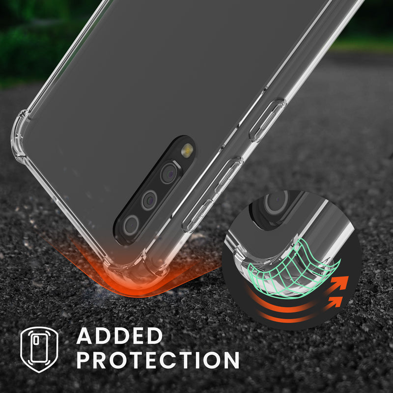 kwmobile Necklace Case kompatibel mit Samsung Galaxy A50 Hülle - Silikon Cover mit Handykette - Band Handyhülle