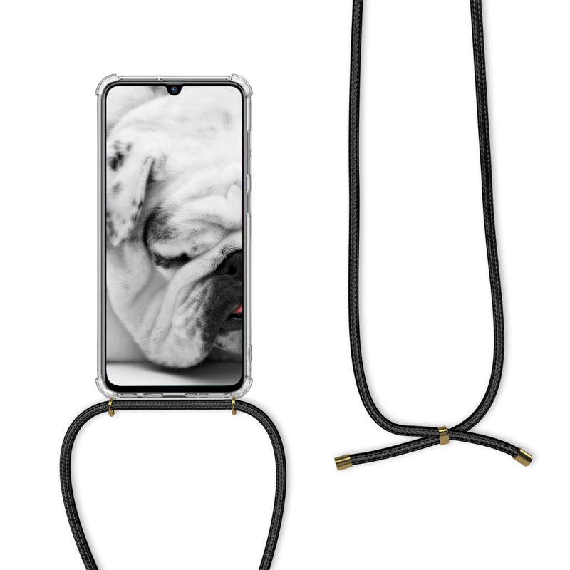 kwmobile Necklace Case kompatibel mit Samsung Galaxy A70 Hülle - Silikon Cover mit Handykette - Band Handyhülle