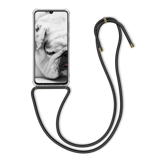kwmobile Necklace Case kompatibel mit Samsung Galaxy A70 Hülle - Silikon Cover mit Handykette - Band Handyhülle
