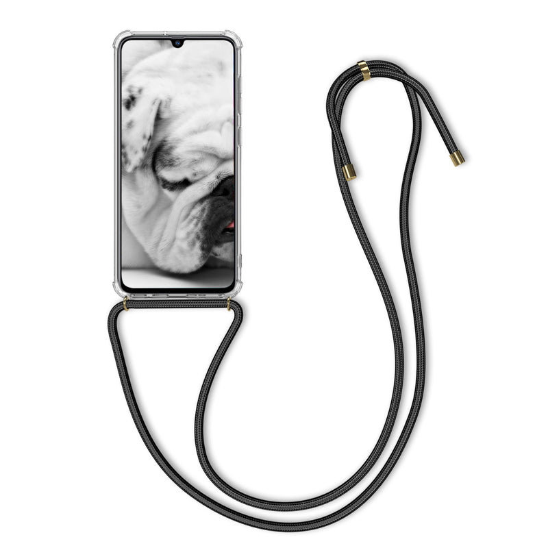 kwmobile Necklace Case kompatibel mit Samsung Galaxy A70 Hülle - Silikon Cover mit Handykette - Band Handyhülle