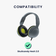 kwmobile Samt Ohr Polster für Skullcandy Hesh 2.0 Ohrpolster Ersatz Ohrpolster Kopfhörer Ersatzteile Kopfhörer
