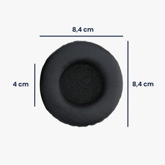 kwmobile Samt Ohr Polster für Skullcandy Hesh 2.0 Ohrpolster Ersatz Ohrpolster Kopfhörer Ersatzteile Kopfhörer
