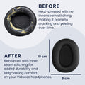 kwmobile Ohr Polster für Sony WH-CH700N Ohrpolster - Ersatz Ohrpolster - Kopfhörer Ersatzteile - Kopfhörer Ersatzpolster für Over Ear Headphones