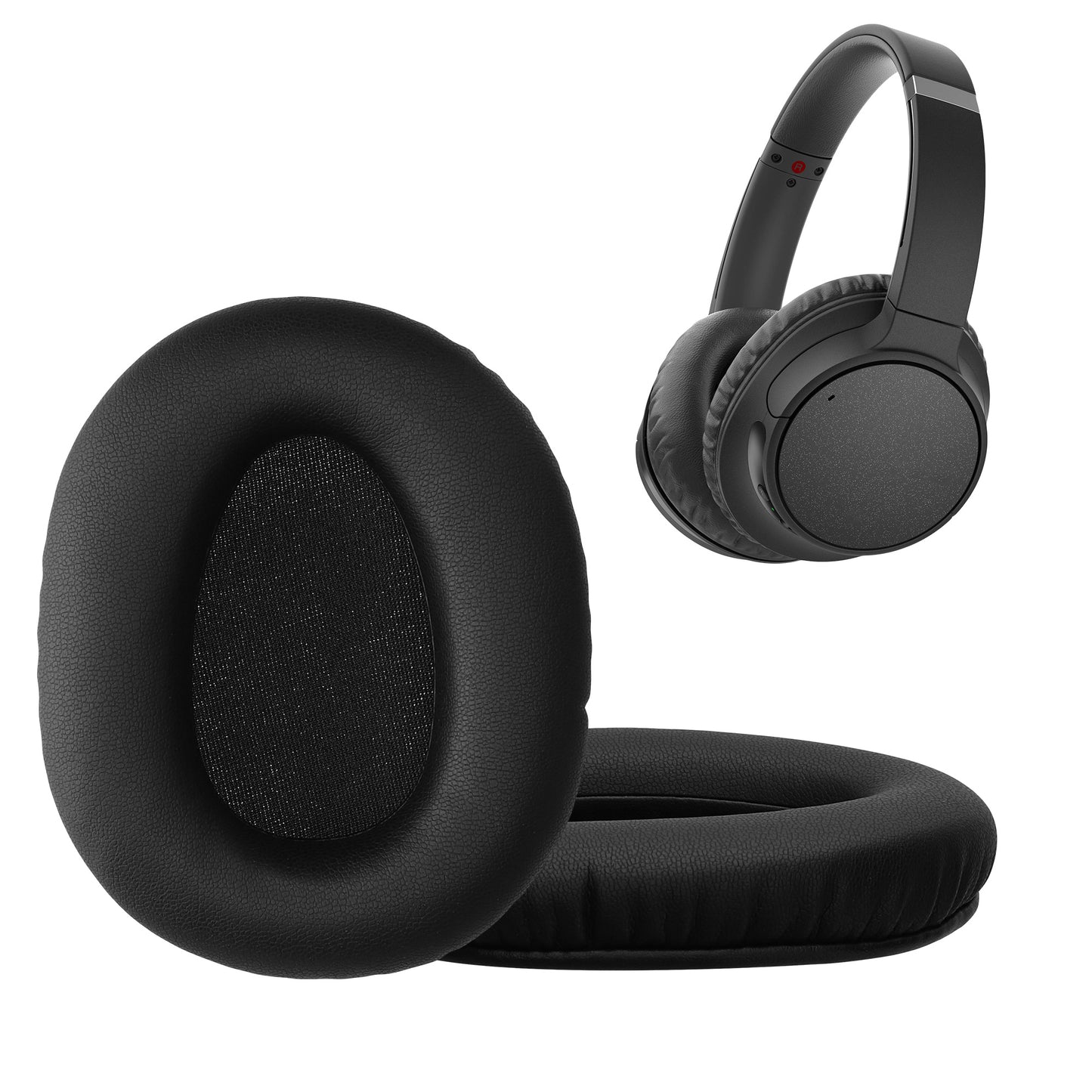 kwmobile Ohr Polster für Sony WH-CH700N Ohrpolster - Ersatz Ohrpolster - Kopfhörer Ersatzteile - Kopfhörer Ersatzpolster für Over Ear Headphones