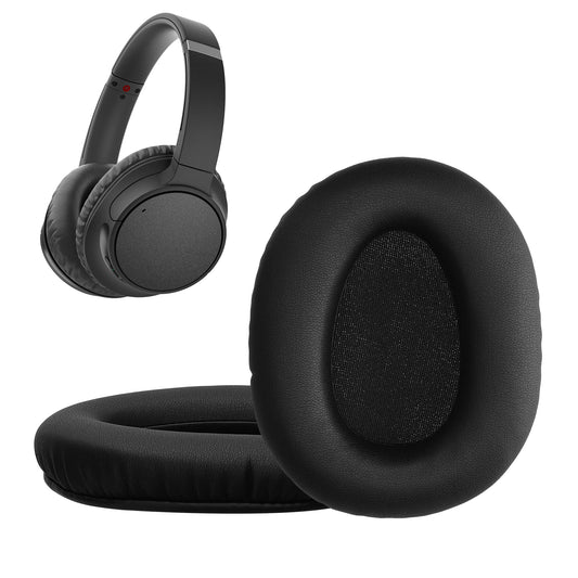 kwmobile 2x Ohr Polster für Sony WH-CH700N Ohrpolster - Ersatz Ohrpolster - Kopfhörer Ersatzteile - Kopfhörer Ersatzpolster für Over Ear Headphones Dunkelgrau  