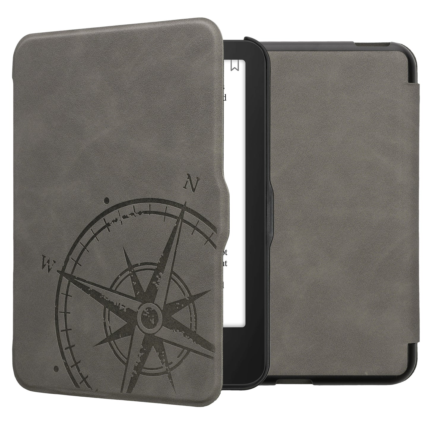 kwmobile Schutzhülle für Tolino Vision 1 / 2 / 3 / 4 HD Hülle - eReader Case aus Kunstleder mit Auto Sleep Funktion
