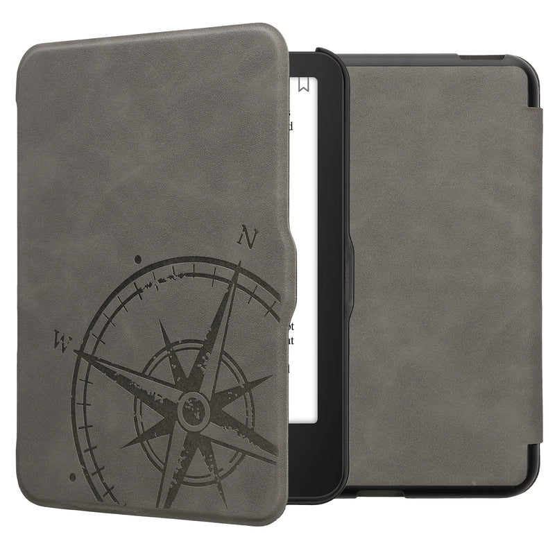 kwmobile Schutzhülle für Tolino Vision 1 / 2 / 3 / 4 HD Hülle - eReader Case aus Kunstleder mit Auto Sleep Funktion