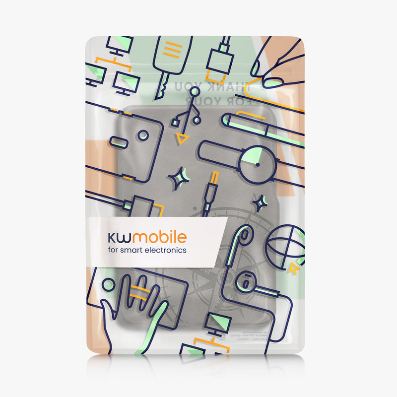 kwmobile Schutzhülle für Tolino Vision 1 / 2 / 3 / 4 HD Hülle - eReader Case aus Kunstleder mit Auto Sleep Funktion