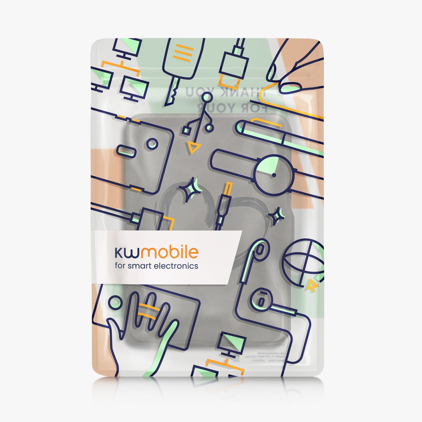 kwmobile Schutzhülle für Tolino Vision 1 / 2 / 3 / 4 HD Hülle - eReader Case aus Kunstleder mit Auto Sleep Funktion