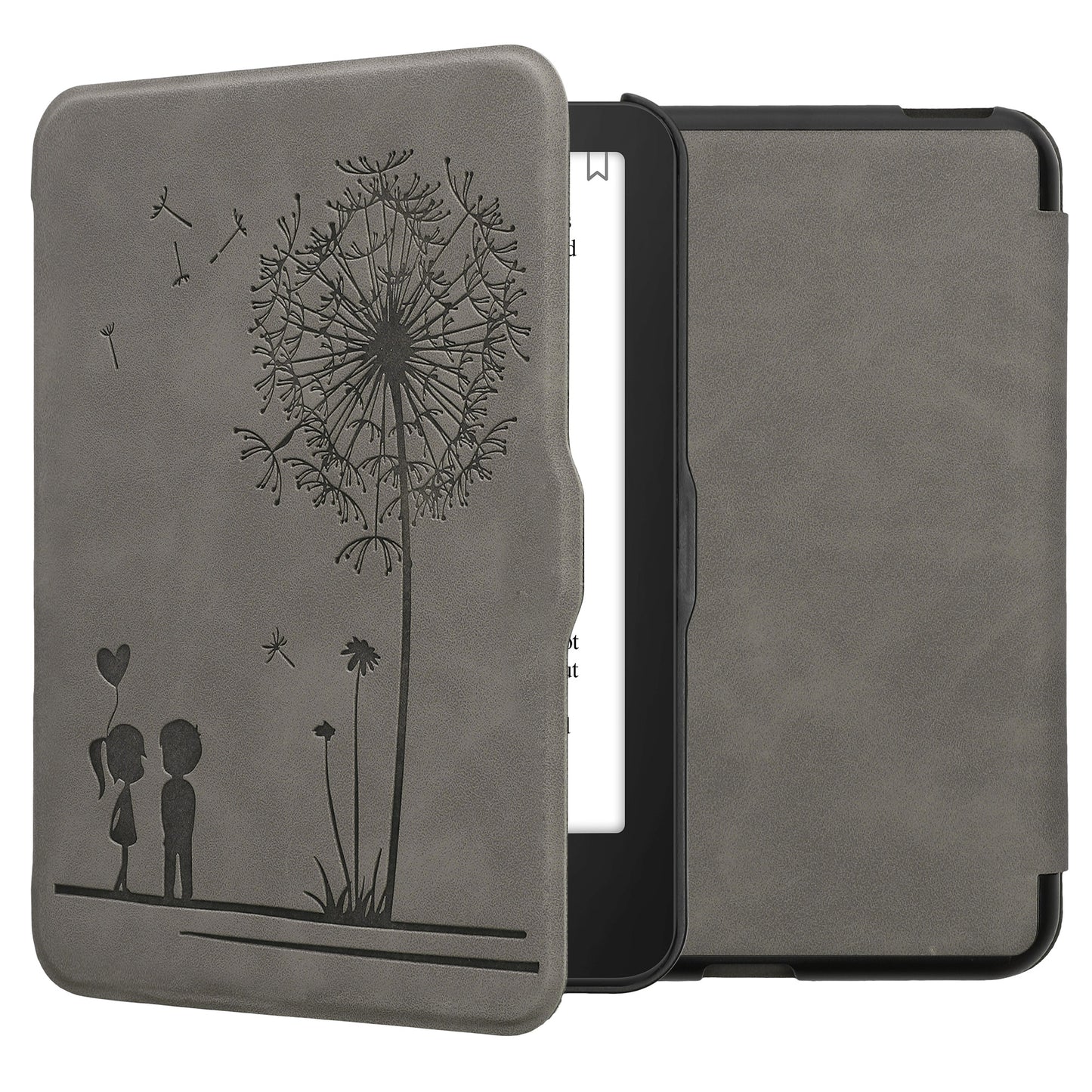 kwmobile Schutzhülle für Tolino Vision 1 / 2 / 3 / 4 HD Hülle - eReader Case aus Kunstleder mit Auto Sleep Funktion
