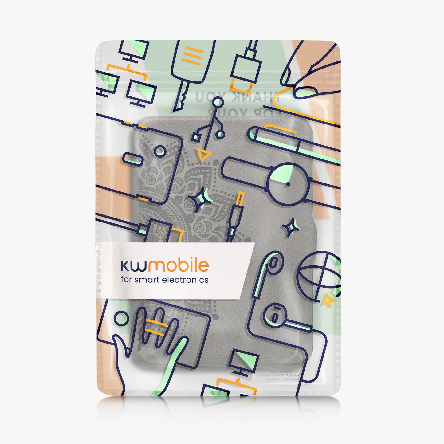 kwmobile Schutzhülle für Tolino Vision 1 / 2 / 3 / 4 HD Hülle - eReader Case aus Kunstleder mit Auto Sleep Funktion