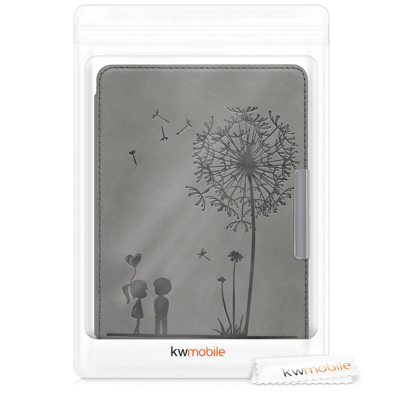 kwmobile Schutzhülle für Amazon Kindle Paperwhite (10. Gen - 2018) Hülle - eReader Case aus Kunstleder mit Auto Sleep Funktion
