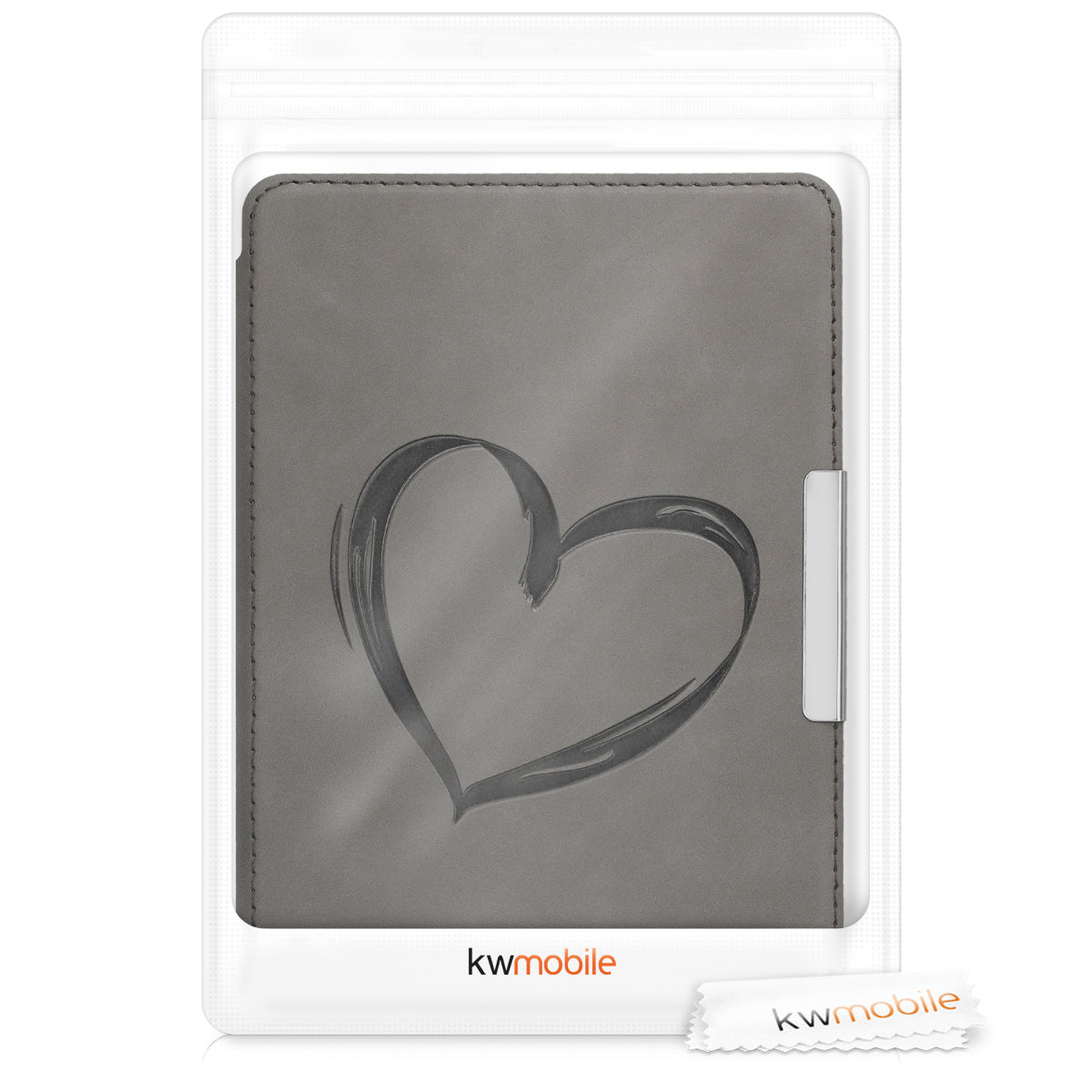 kwmobile Schutzhülle für Amazon Kindle Paperwhite (10. Gen - 2018) Hülle - eReader Case aus Kunstleder mit Auto Sleep Funktion