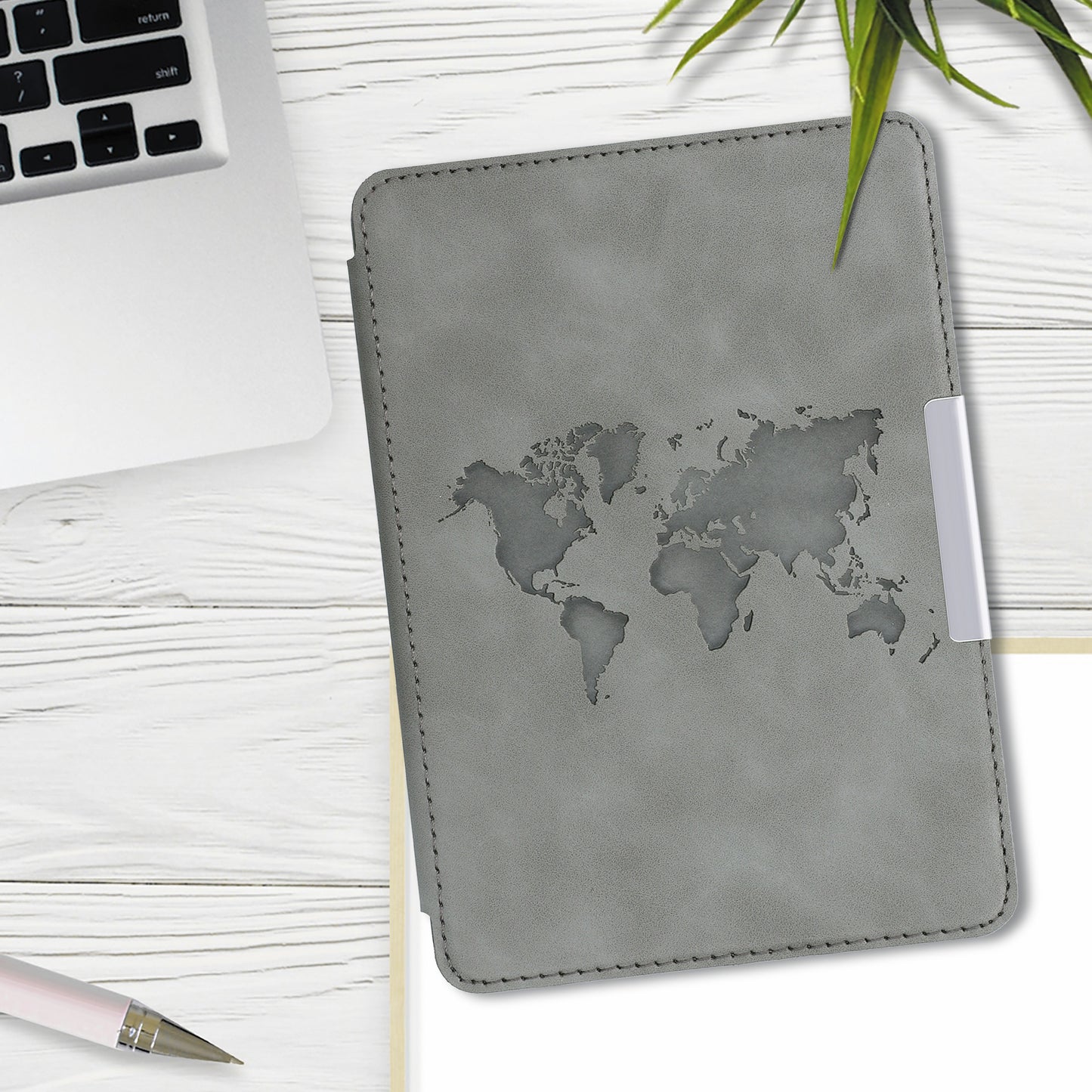 kwmobile Schutzhülle für Amazon Kindle Paperwhite (10. Gen - 2018) Hülle - eReader Case aus Kunstleder mit Auto Sleep Funktion