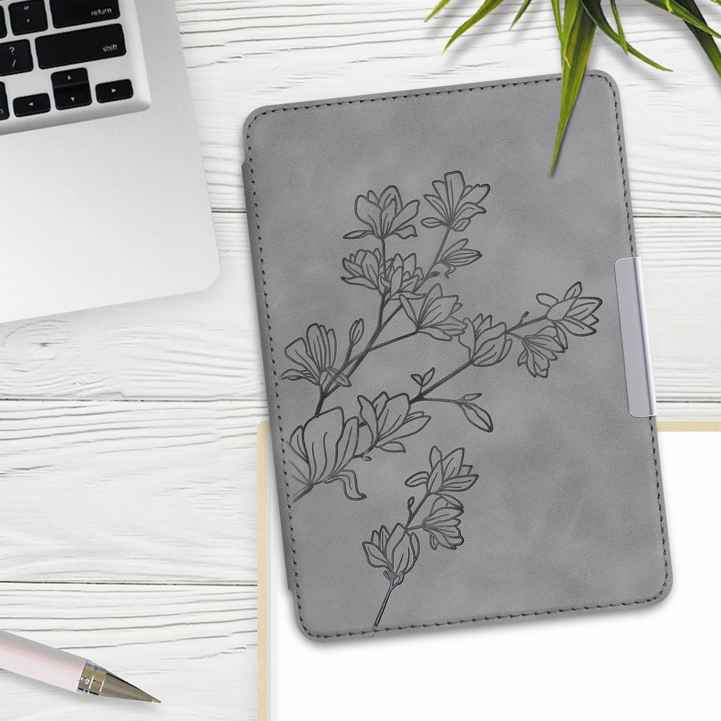 kwmobile Schutzhülle für Amazon Kindle Paperwhite (10. Gen - 2018) Hülle - eReader Case aus Kunstleder mit Auto Sleep Funktion